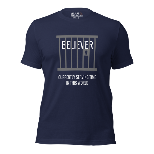 ADULT T-Shirt - BELIEVER SERVING TIME - White