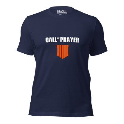 ADULT T-Shirt - CALL OF PRAYER - White/Orange