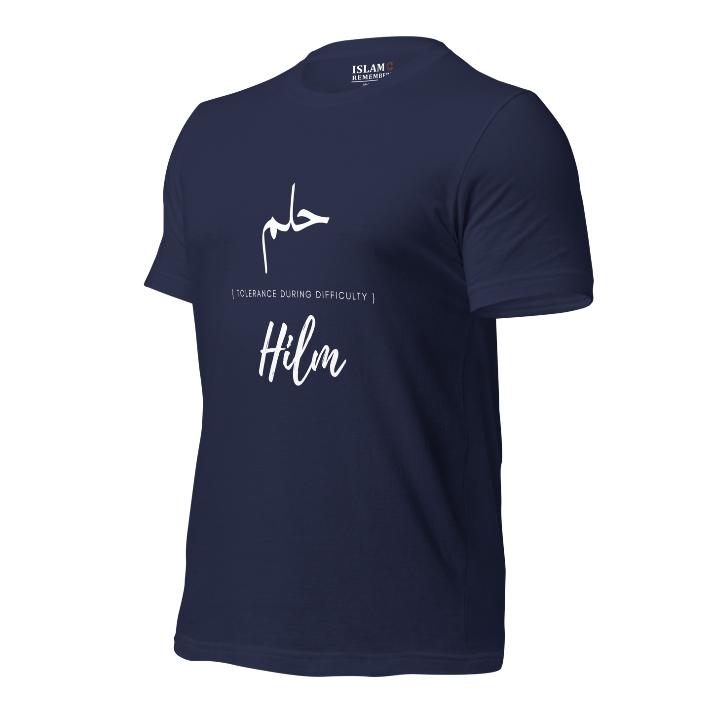 ADULT T-Shirt - HILM (TOLERANCE) Arabic/English - White