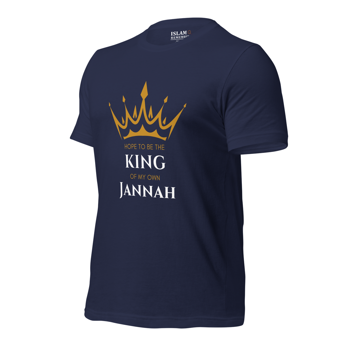 MEN's T-Shirt - KING OF MY OWN JANNAH - White