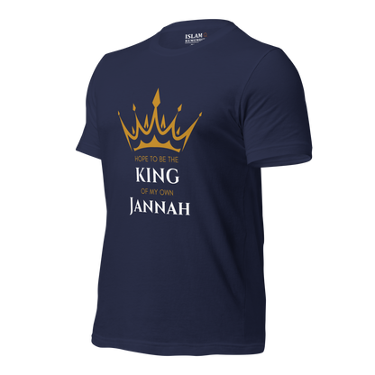 MEN's T-Shirt - KING OF MY OWN JANNAH - White