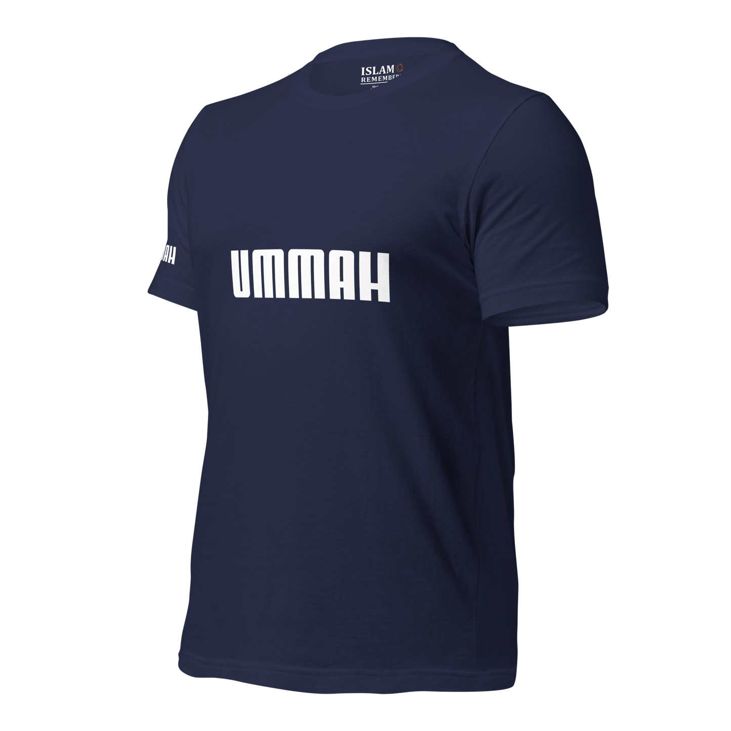 ADULT T-Shirt - UMMAH (w/ Arm Logo) - White