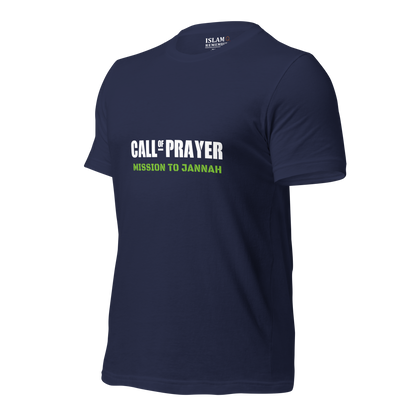 ADULT T-Shirt - CALL OF PRAYER - White/Green