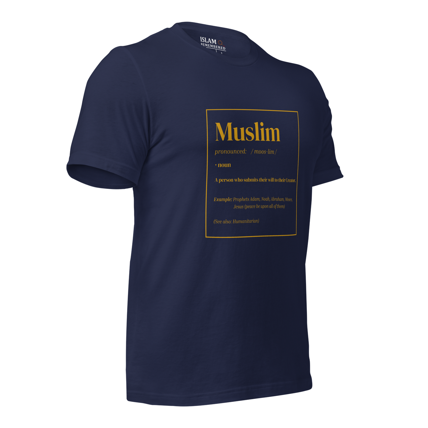 ADULT T-Shirt - MUSLIM DEFINITION - Gold