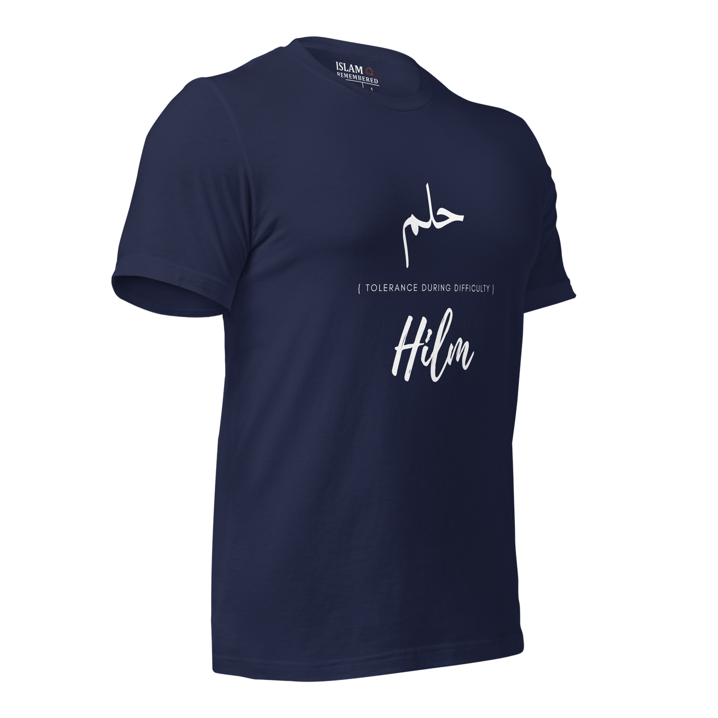 ADULT T-Shirt - HILM (TOLERANCE) Arabic/English - White