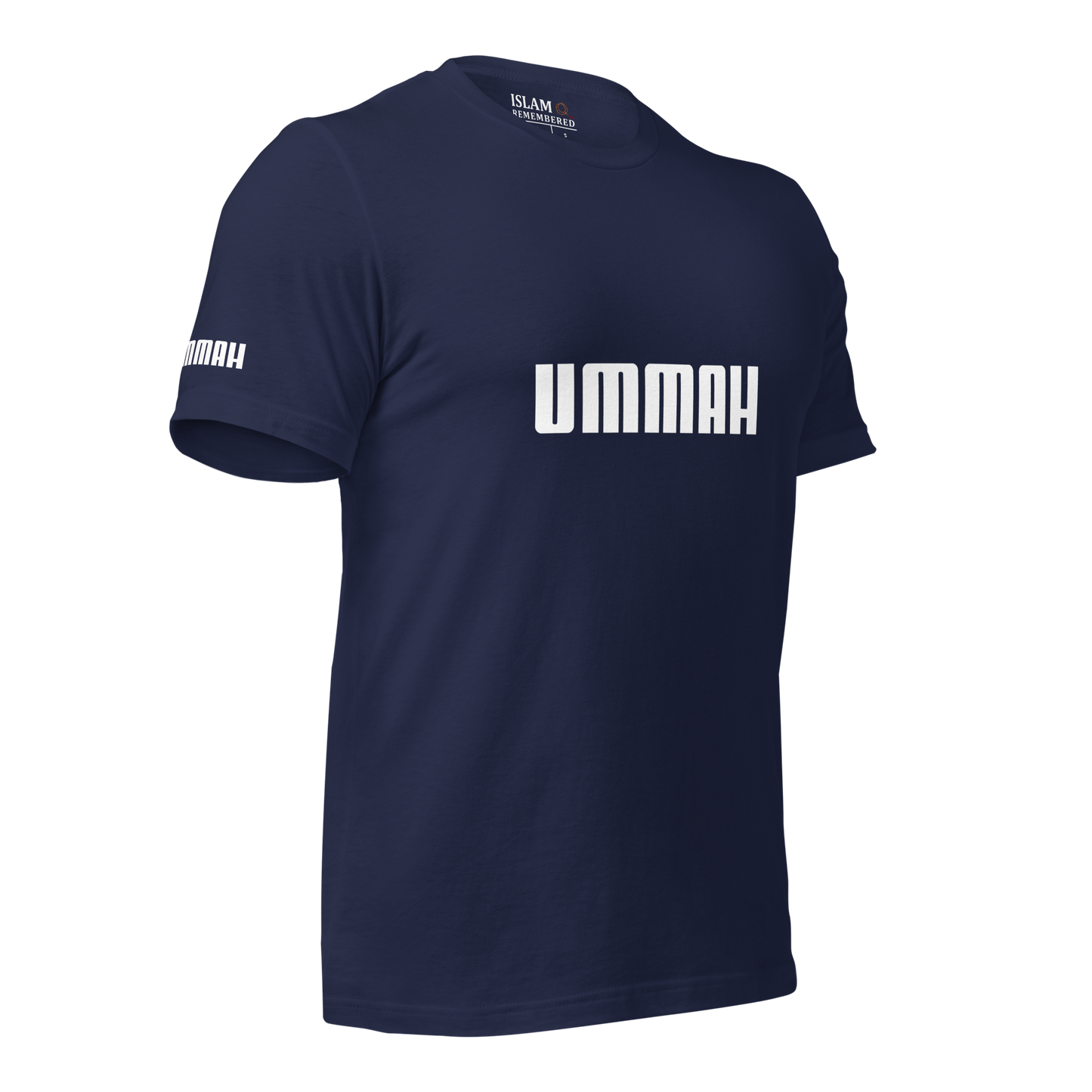 ADULT T-Shirt - UMMAH (w/ Arm Logo) - White