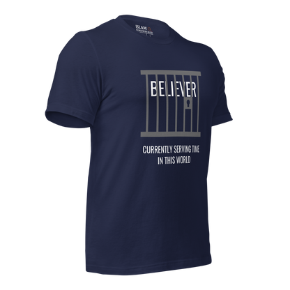 ADULT T-Shirt - BELIEVER SERVING TIME - White