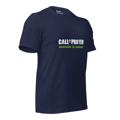 ADULT T-Shirt - CALL OF PRAYER - White/Green