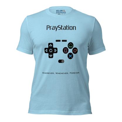 ADULT T-Shirt - PRAYSTATION (All Buttons) - Black