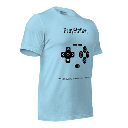 ADULT T-Shirt - PRAYSTATION (All Buttons) - Black