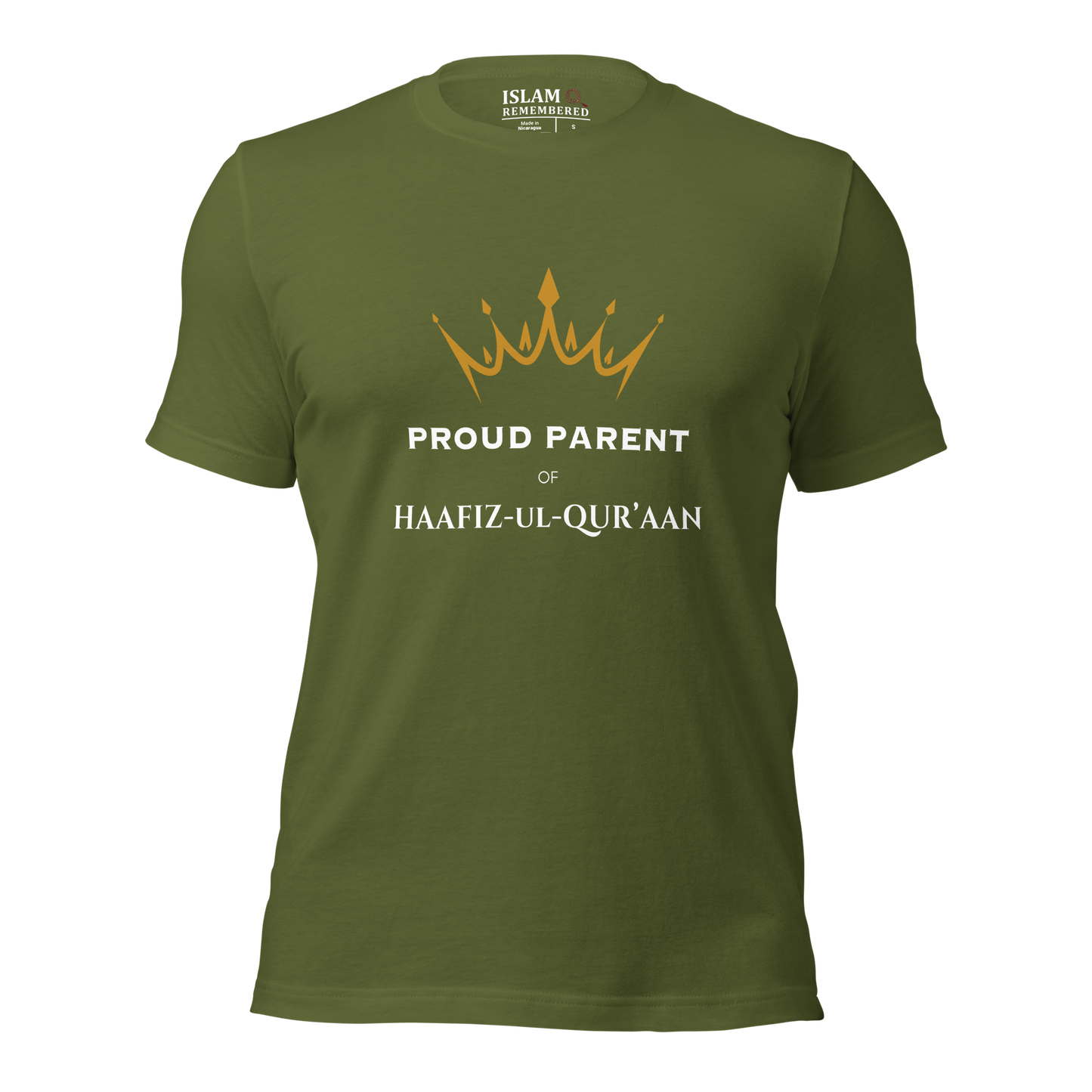 ADULT T-Shirt - PROUD PARENT OF HAAFIZ - White