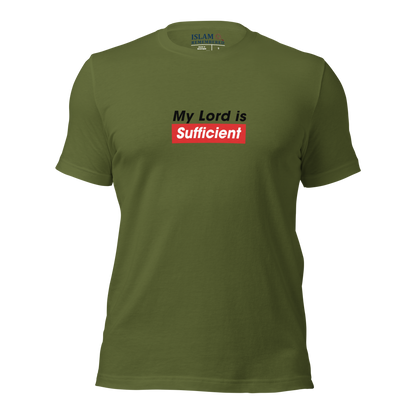 ADULT T-Shirt - MY LORD IS SUFFICIENT - Black