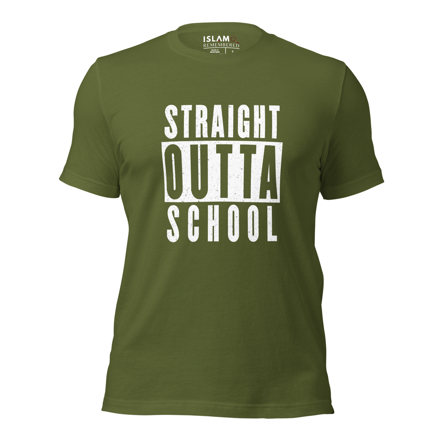 ADULT T-Shirt - STRAIGHT OUTTA SCHOOL