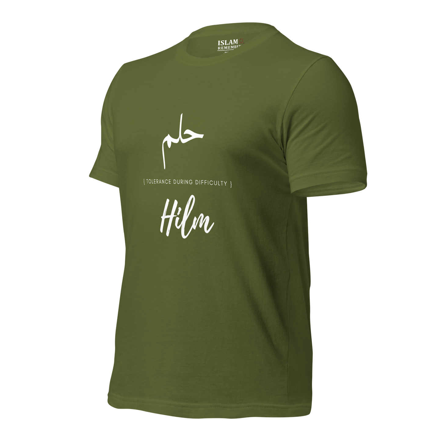 ADULT T-Shirt - HILM (TOLERANCE) Arabic/English - White