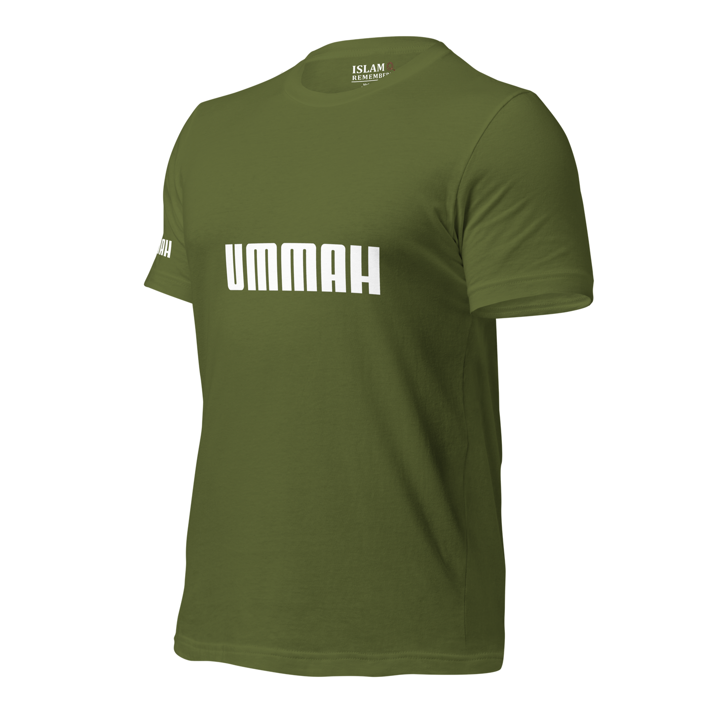 ADULT T-Shirt - UMMAH (w/ Arm Logo) - White