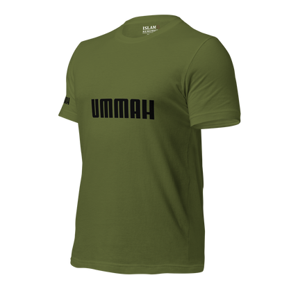 ADULT T-Shirt - UMMAH (w/ Arm Logo) - Black