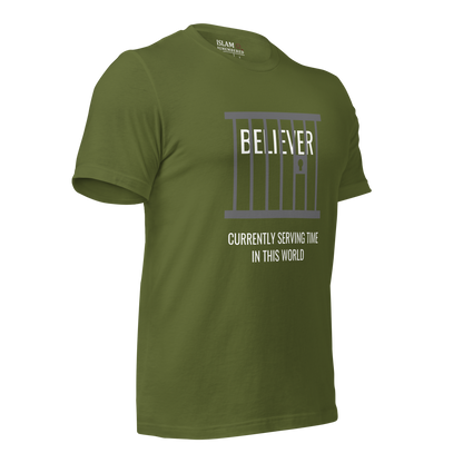 ADULT T-Shirt - BELIEVER SERVING TIME - White