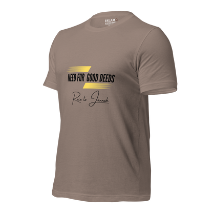 ADULT T-Shirt - NEED FOR GOOD DEEDS - Black/Yellow