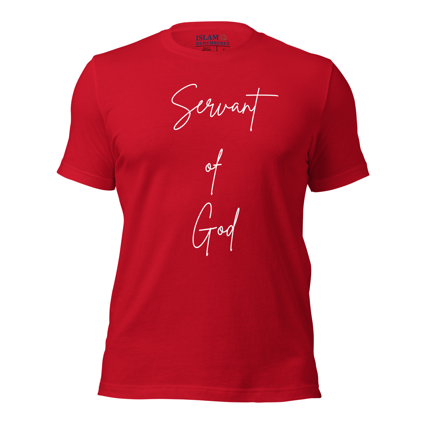 ADULT T-Shirt - SERVANT OF GOD (Signature Collection) - White