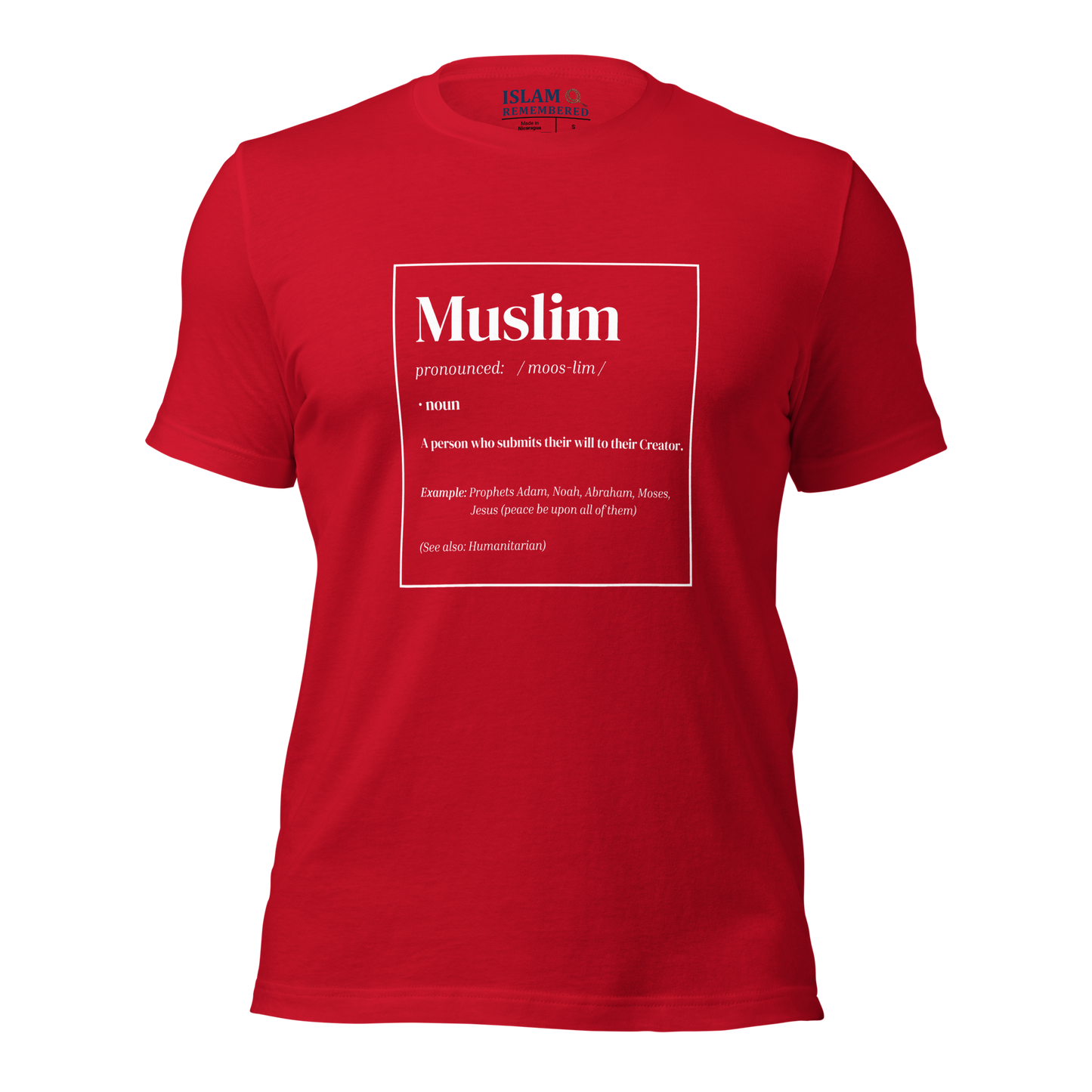 ADULT T-Shirt - MUSLIM DEFINITION - White