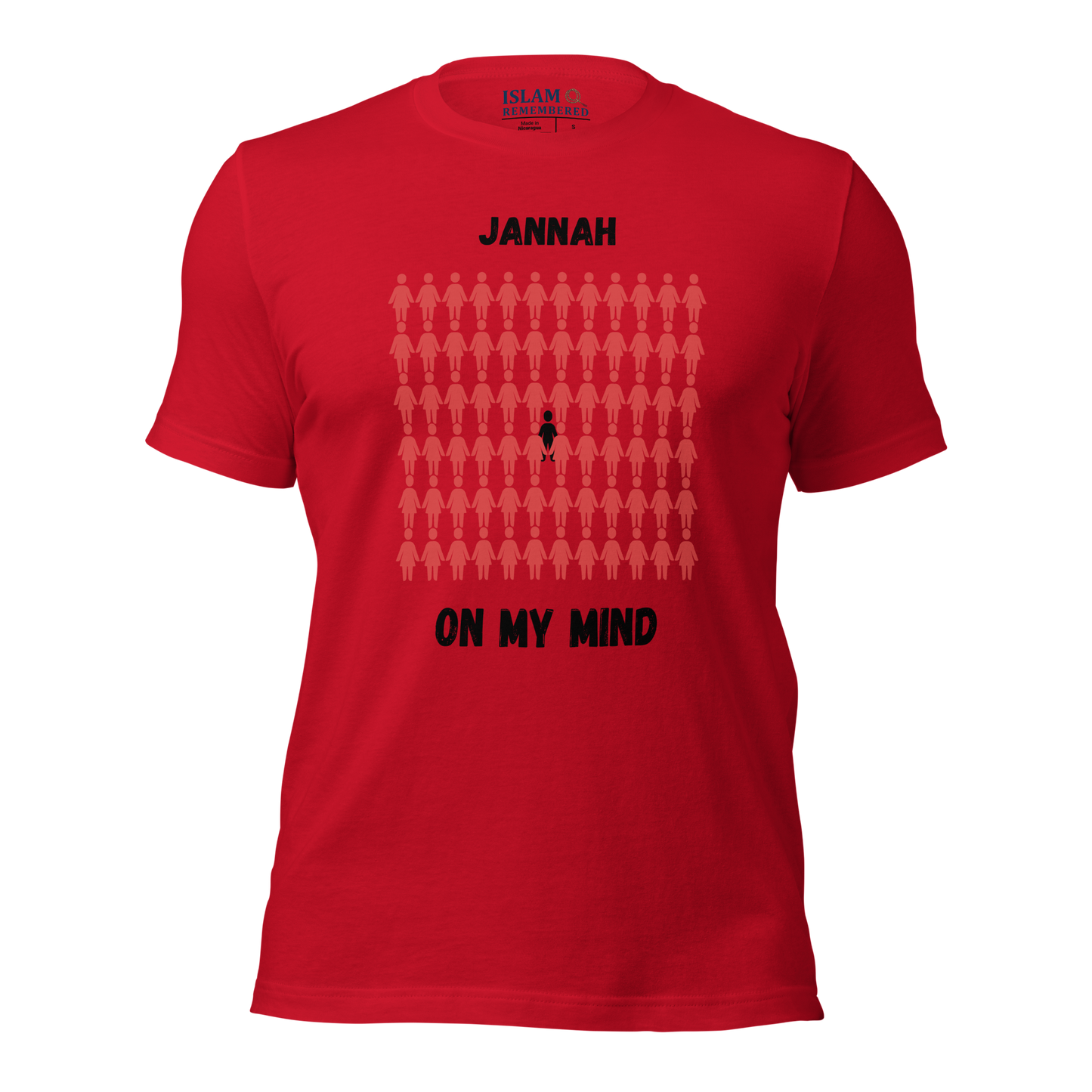 MEN's T-Shirt - JANNAH ON MY MIND - Black