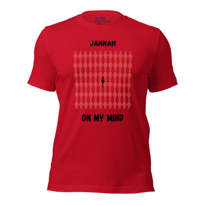 MEN's T-Shirt - JANNAH ON MY MIND - Black