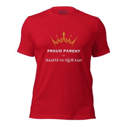 ADULT T-Shirt - PROUD PARENT OF HAAFIZ - White