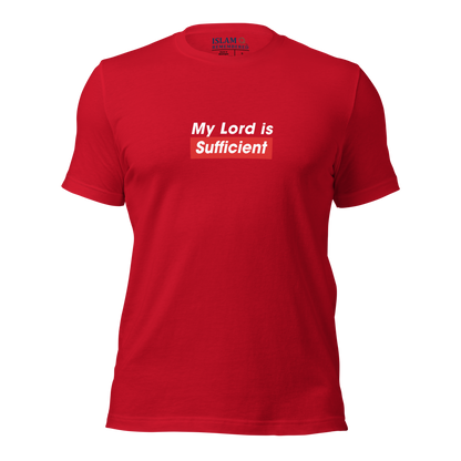 ADULT T-Shirt - MY LORD IS SUFFICIENT - White