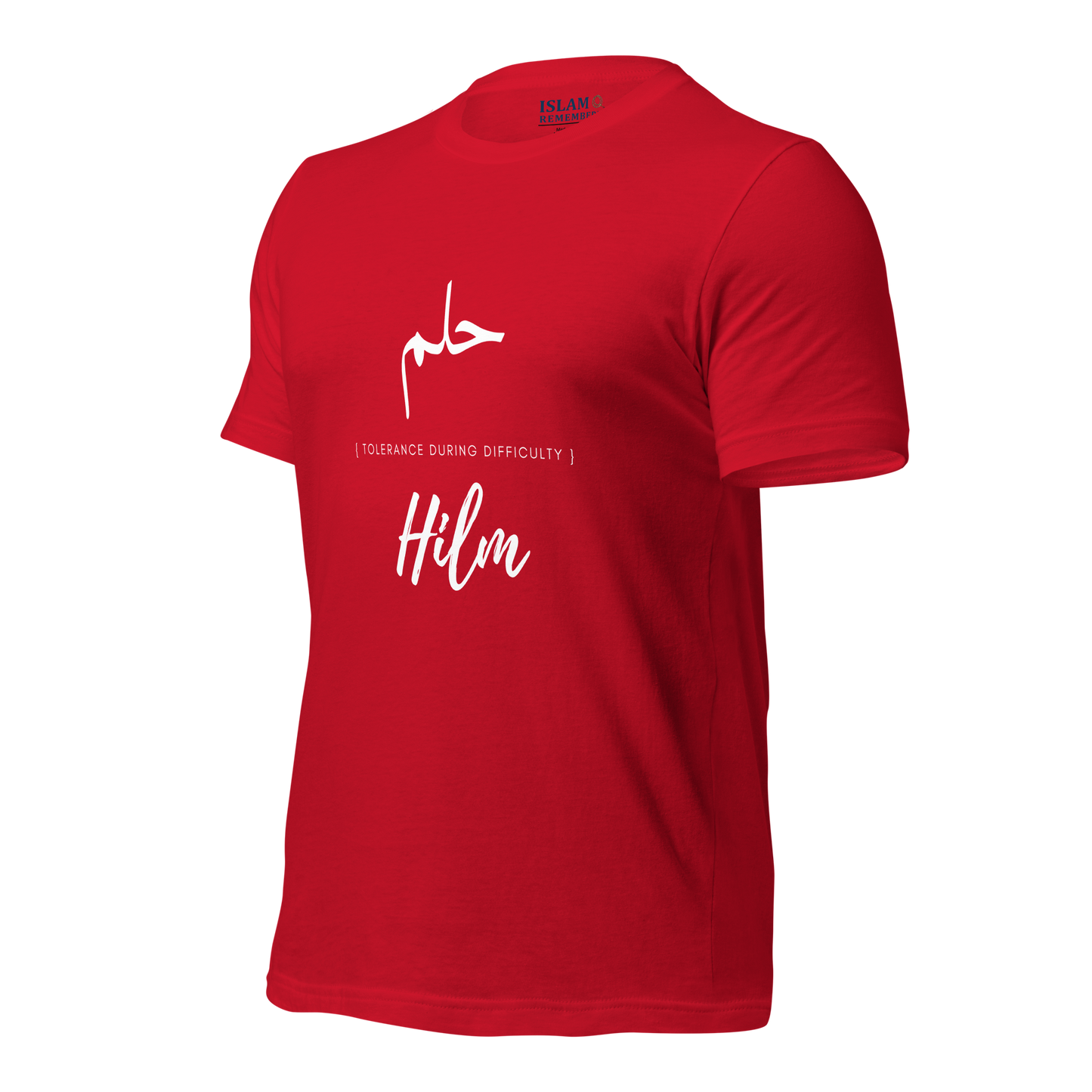 ADULT T-Shirt - HILM (TOLERANCE) Arabic/English - White