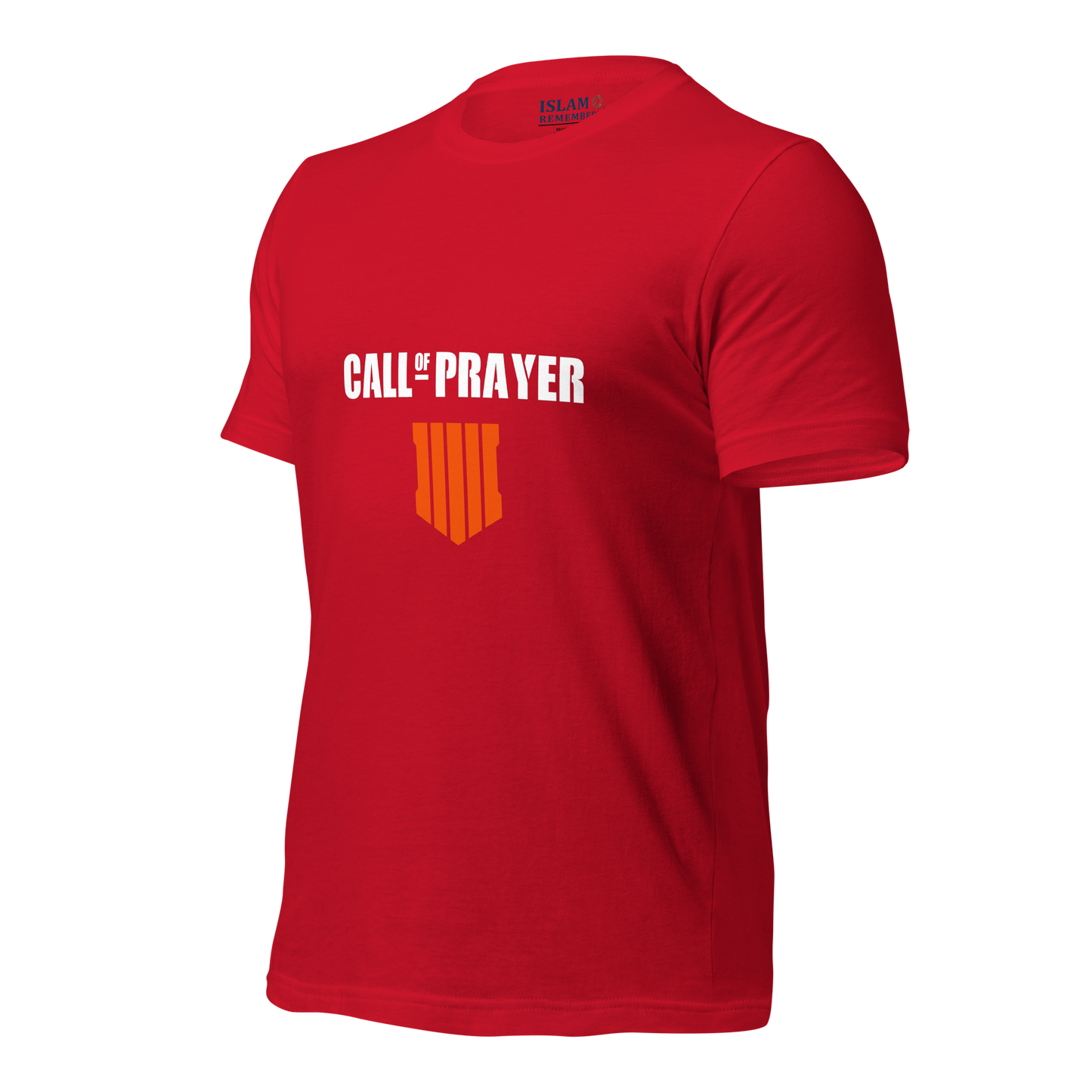 ADULT T-Shirt - CALL OF PRAYER - White/Orange