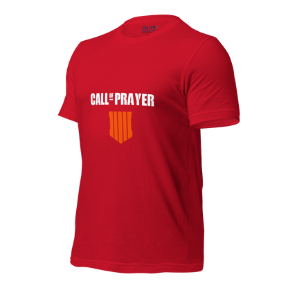 ADULT T-Shirt - CALL OF PRAYER - White/Orange