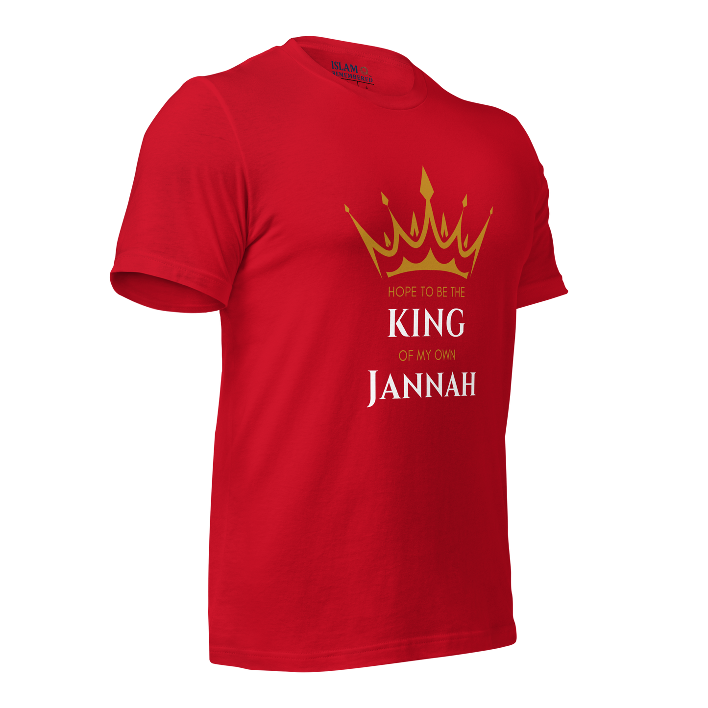 MEN's T-Shirt - KING OF MY OWN JANNAH - White