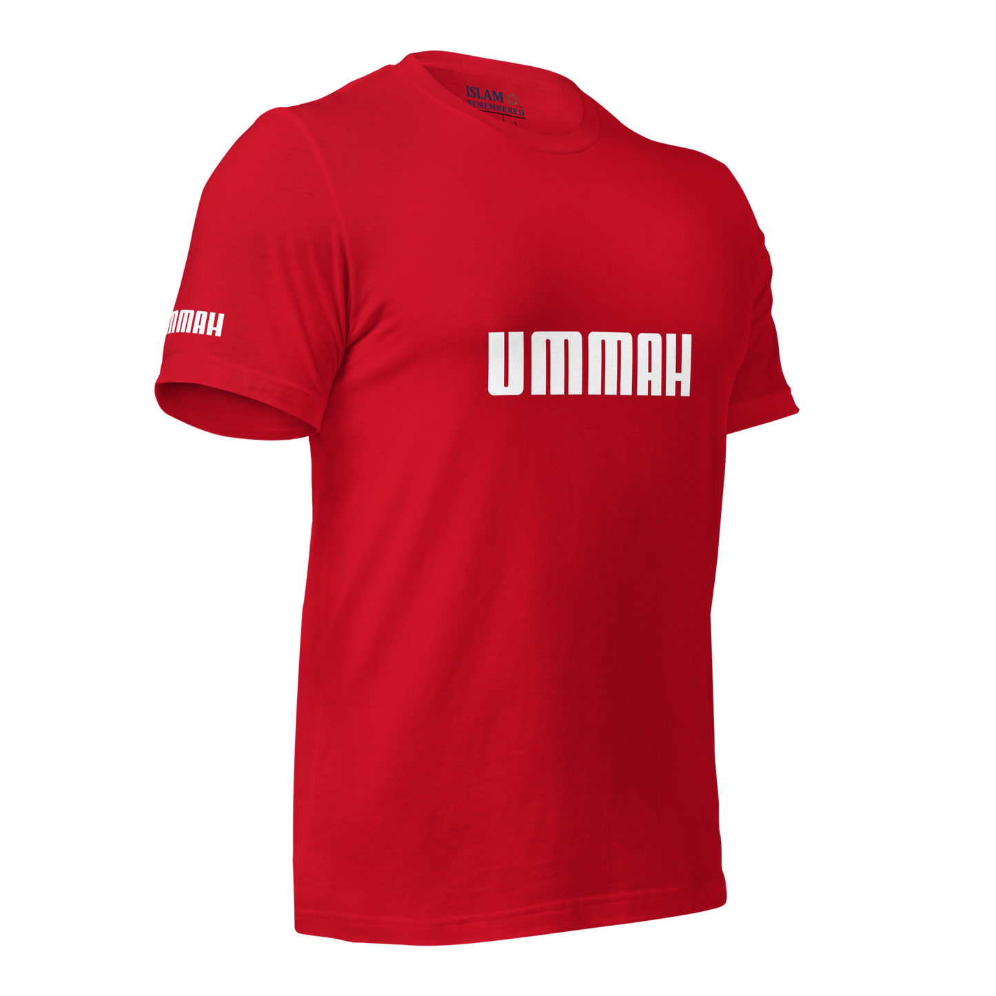 ADULT T-Shirt - UMMAH (w/ Arm Logo) - White