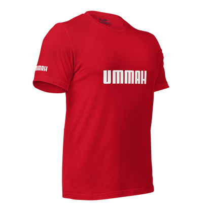 ADULT T-Shirt - UMMAH (w/ Arm Logo) - White