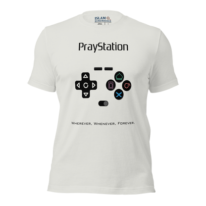 ADULT T-Shirt - PRAYSTATION (All Buttons) - Black