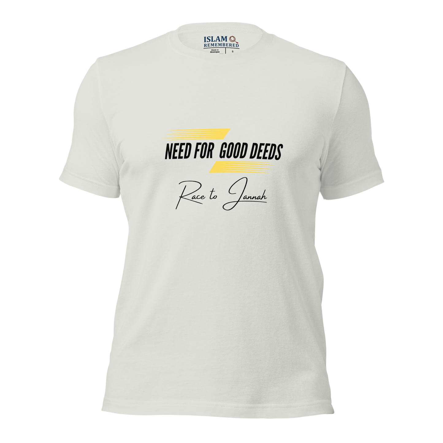 ADULT T-Shirt - NEED FOR GOOD DEEDS - Black/Yellow