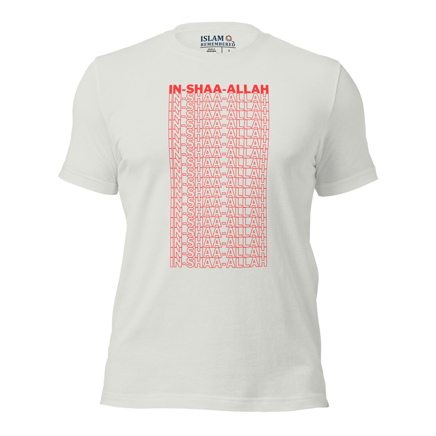 ADULT T-Shirt - INSHAA-ALLAH - Red