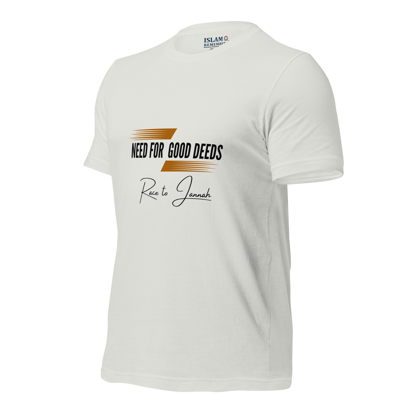 ADULT T-Shirt - NEED FOR GOOD DEEDS - Black/Orange