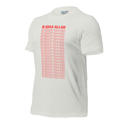 ADULT T-Shirt - INSHAA-ALLAH - Red