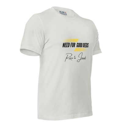 ADULT T-Shirt - NEED FOR GOOD DEEDS - Black/Yellow