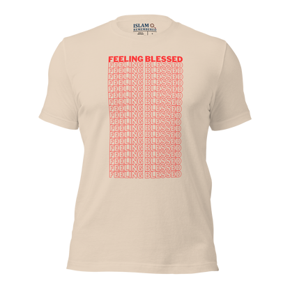 ADULT T-Shirt - FEELING BLESSED - Red