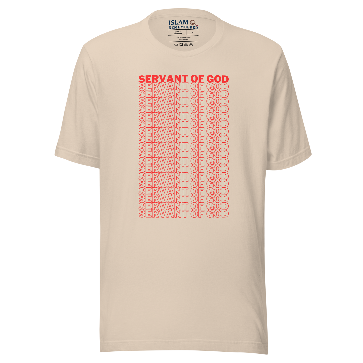 ADULT T-Shirt - SERVANT OF GOD - Red