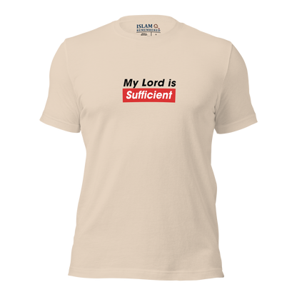 ADULT T-Shirt - MY LORD IS SUFFICIENT - Black