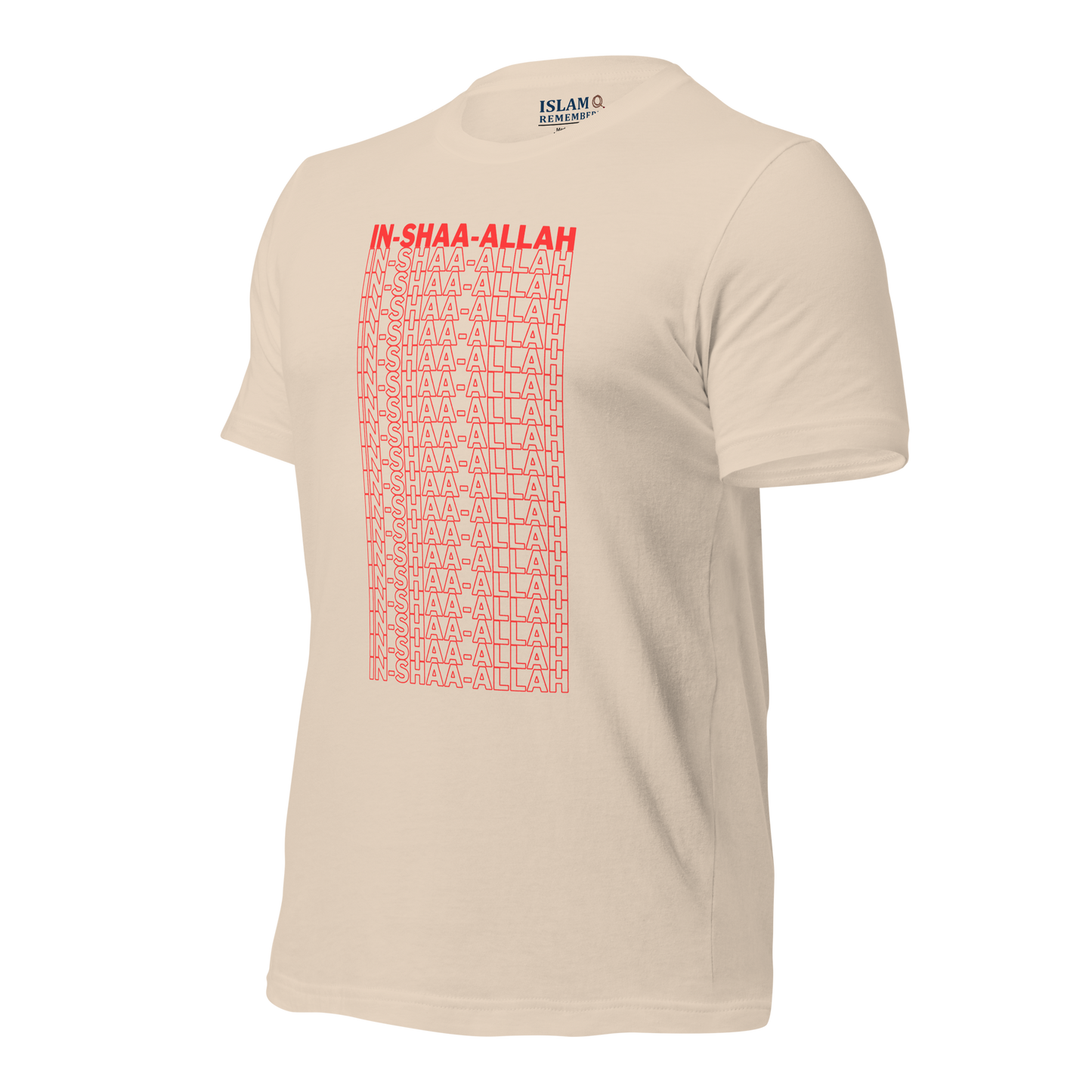 ADULT T-Shirt - INSHAA-ALLAH - Red