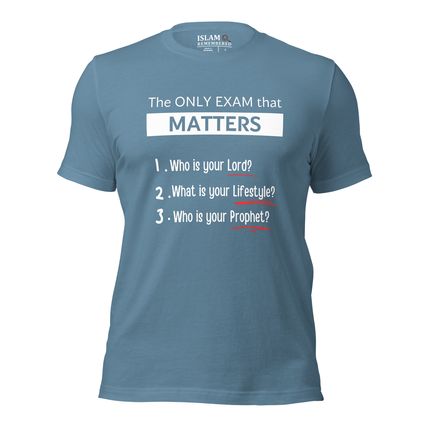 ADULT T-Shirt - ONLY EXAM MATTERS - White