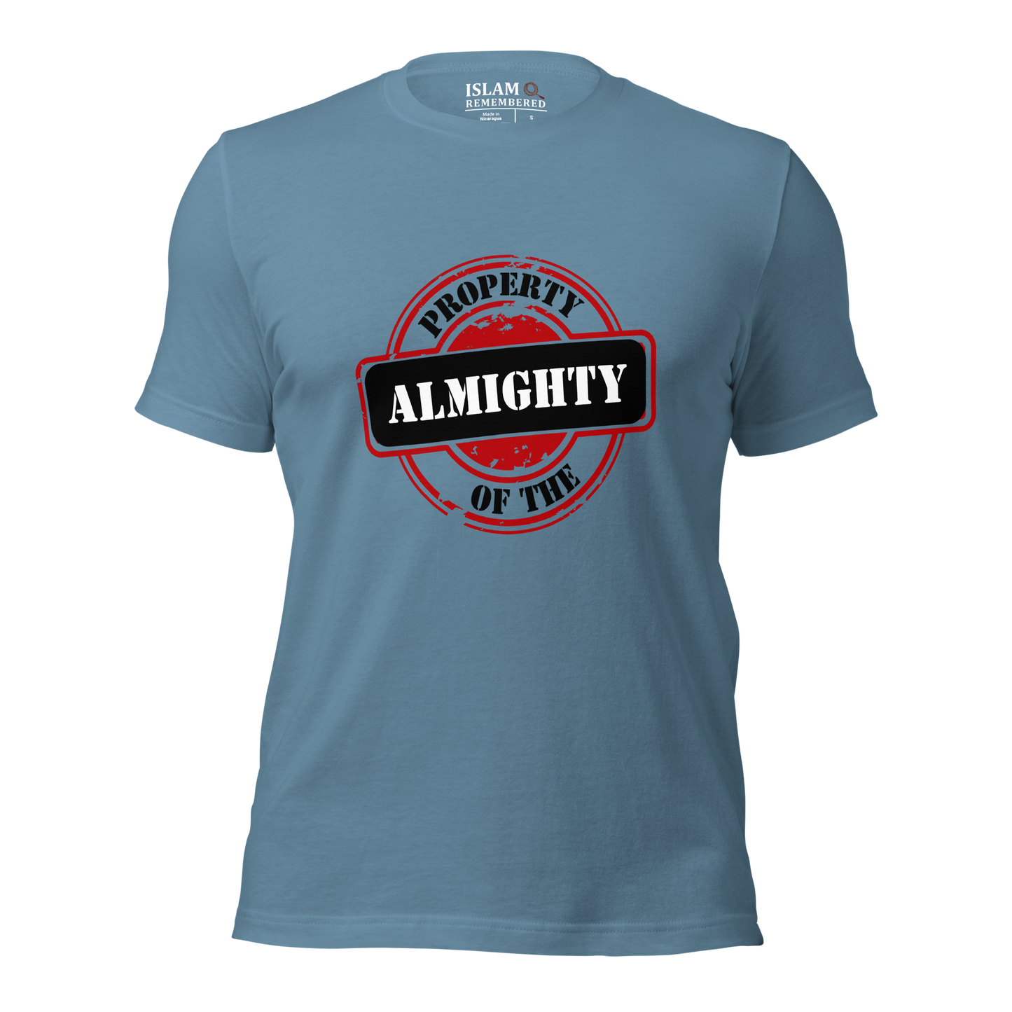 ADULT T-Shirt - PROPERTY OF THE ALMIGHTY - Black/White/Black