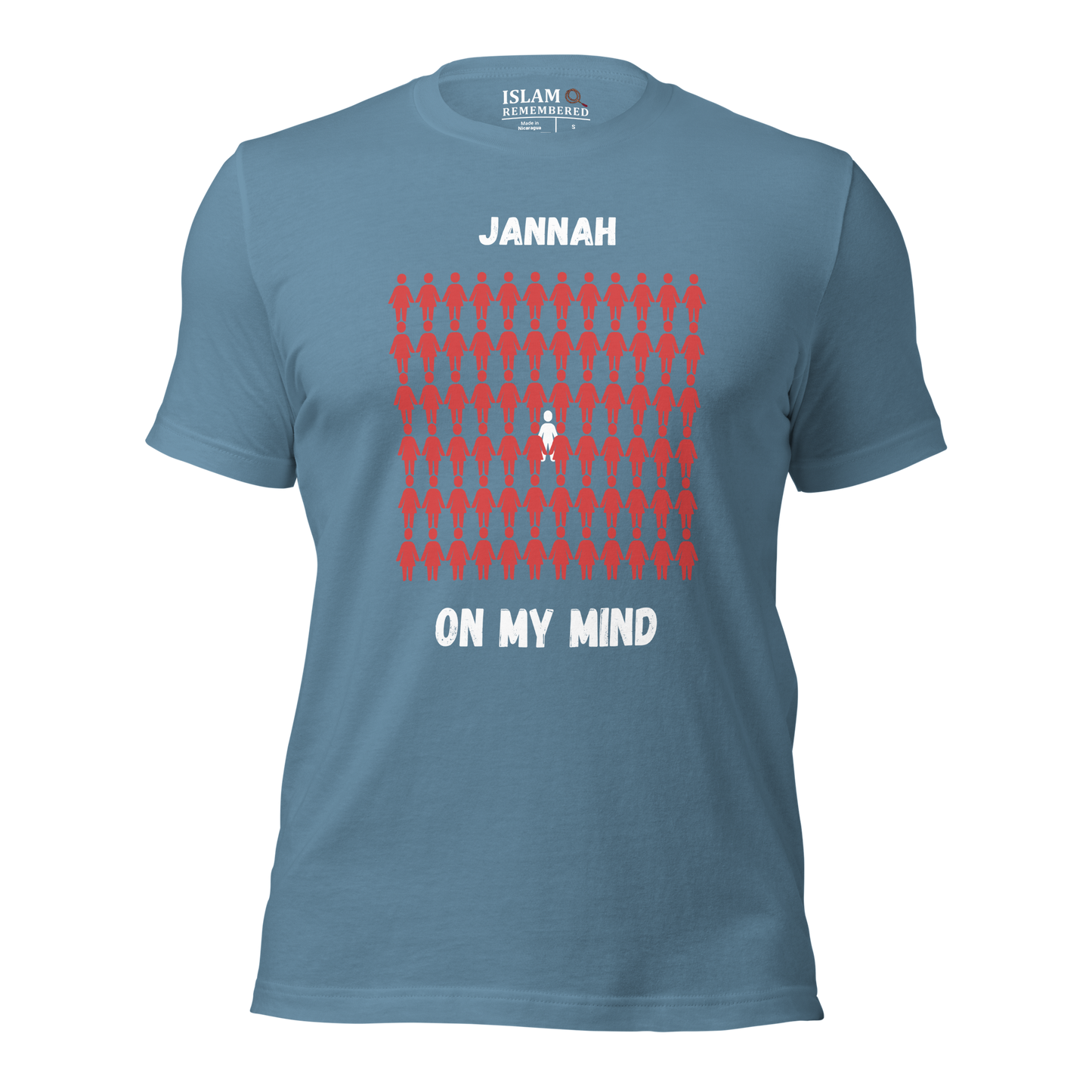 MEN's T-Shirt - JANNAH ON MY MIND - White