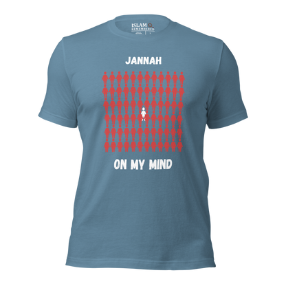 MEN's T-Shirt - JANNAH ON MY MIND - White