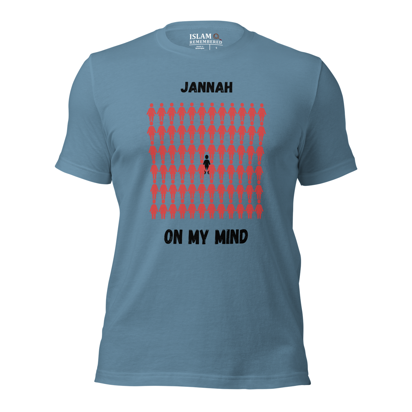 MEN's T-Shirt - JANNAH ON MY MIND - Black