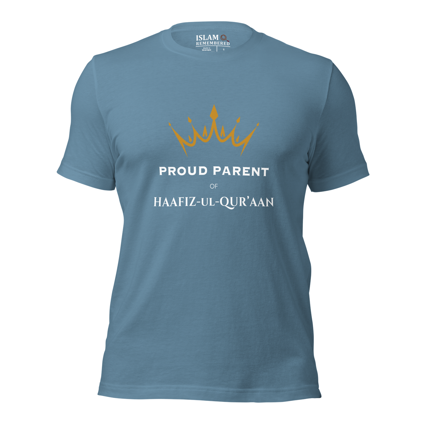 ADULT T-Shirt - PROUD PARENT OF HAAFIZ - White